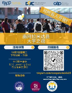 Chinese-language flyer