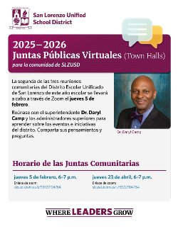 Flyer in Spanish