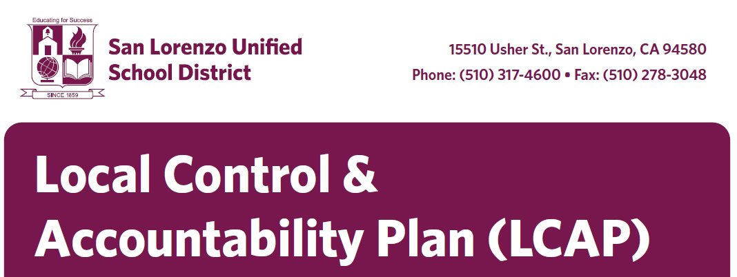 District Logo and Words - Local Control & Accountability Plan